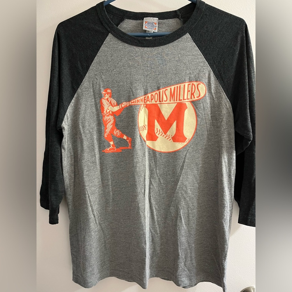 Ebbets Field Flannels Minneapolis Millers Baseball Tee